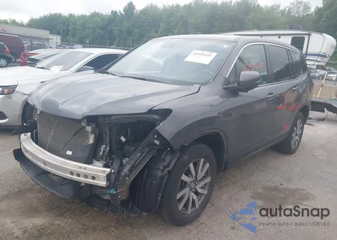 2020 Honda Pilot Awd Ex-L from USA, damaged, VIN 5FNYF6H55LB042707